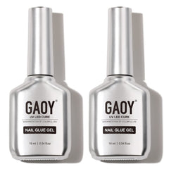 GAOY clear gel bottles front view showing product and volume benefit