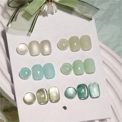 GAOY front packaging showing six mint and green gel bottles and set benefits