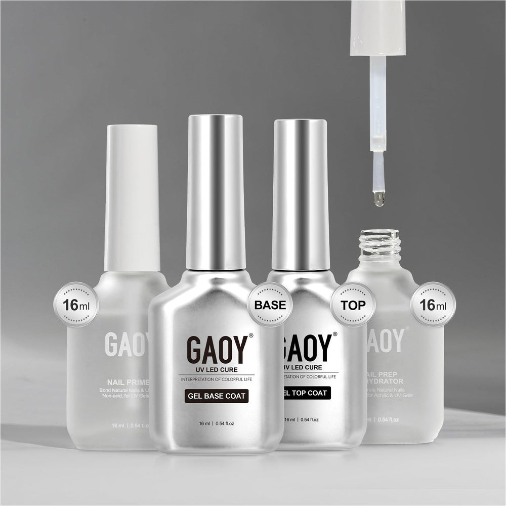 GAOY front packaging showing all four bottles and labels, ready for use