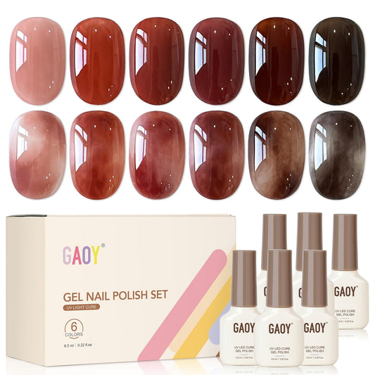 GAOY kit front packaging showing six jelly bottles and clear presentation benefit