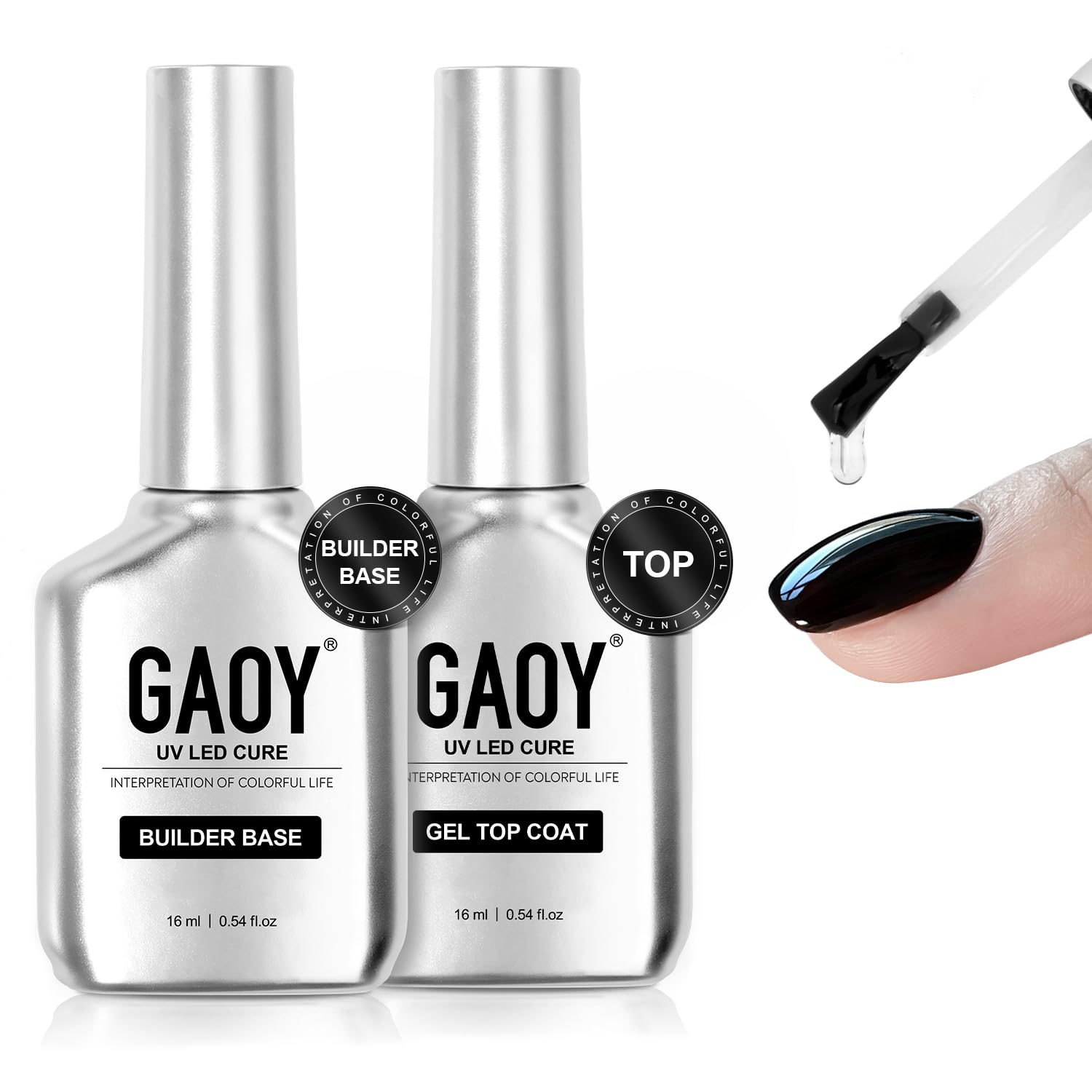 GAOY front packaging showing both bottles and benefits of durability
