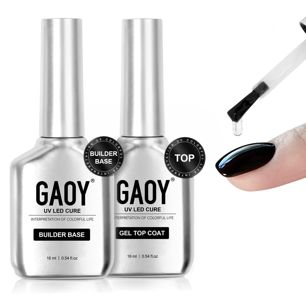 GAOY front packaging showing both bottles and benefits of durability