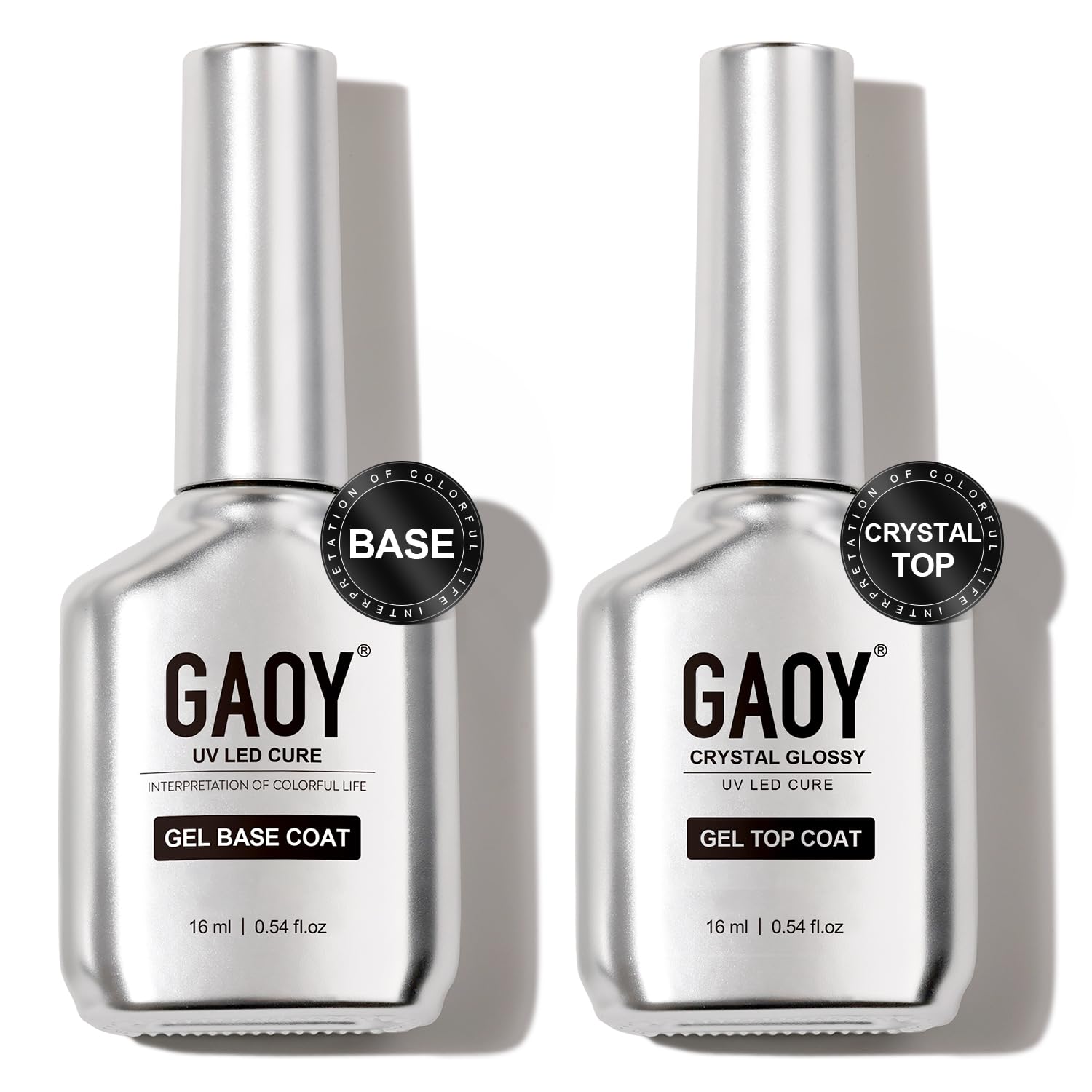 GAOY front packaging showing both top and base bottles for premium look and convenience