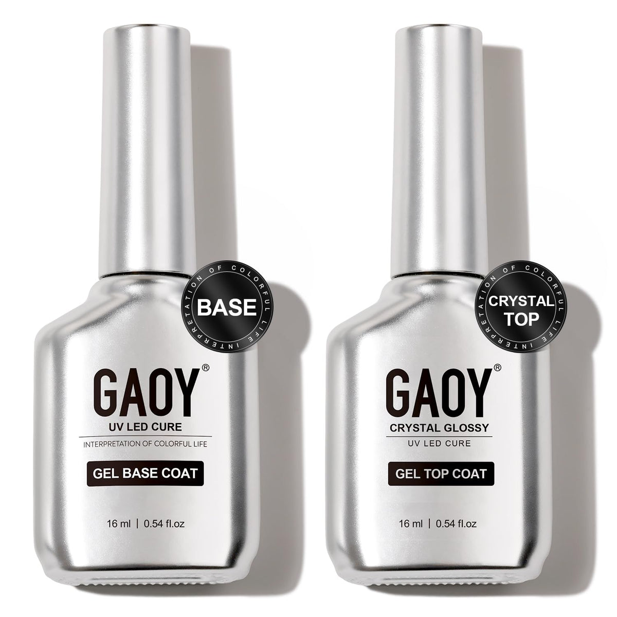 GAOY front packaging showing both top and base bottles for premium look and convenience