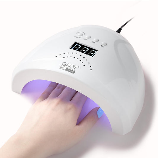 GAOY front view of lamp showing entrance and controls, fast professional cures