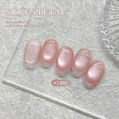 GAOY gel brush stroke texture on nail showing smooth application and shine