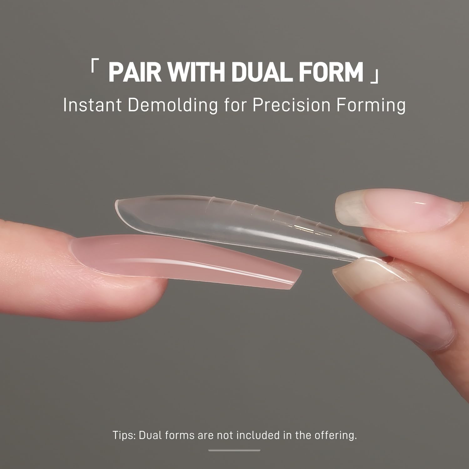 GAOY cured nails on hand showing durable salon finish and natural-looking extensions