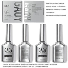 GAOY lifestyle manicure setting showing salon-quality finish and low-odor comfort