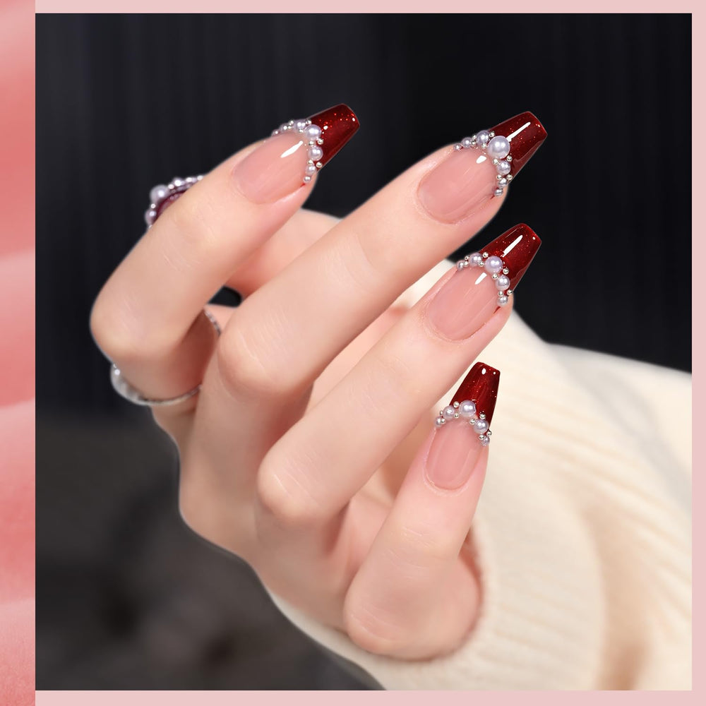 GAOY glitter red close-up showing sparkle texture and eye-catching accent effect