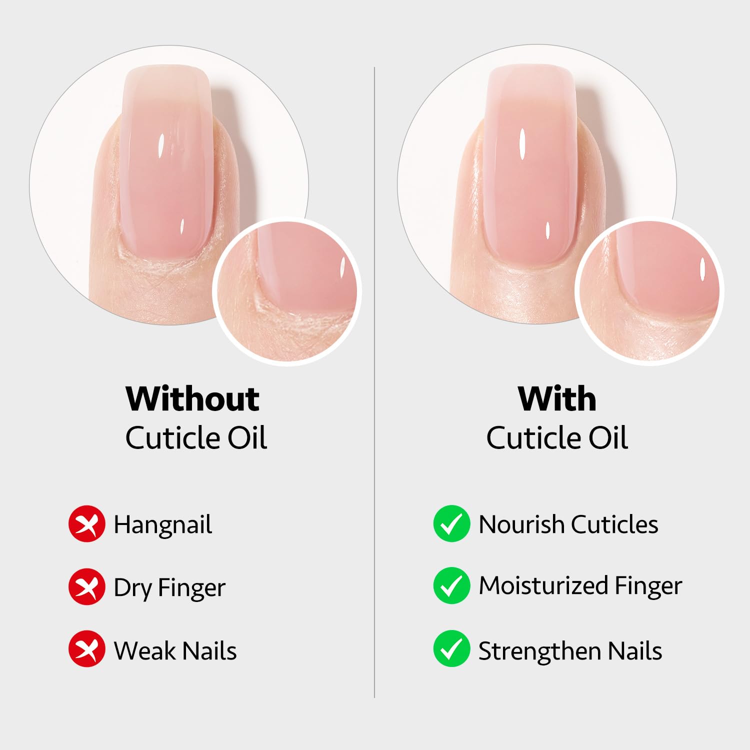 GAOY glossy nail finish detail demonstrating glass-like shine and protection