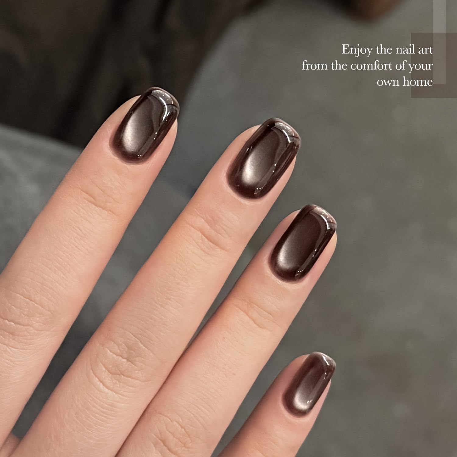 GAOY in-use salon application with magnet demonstrating easy at-home or professional patterning