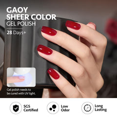 GAOY close-up of jelly gel texture highlighting translucent depth and buildable shine