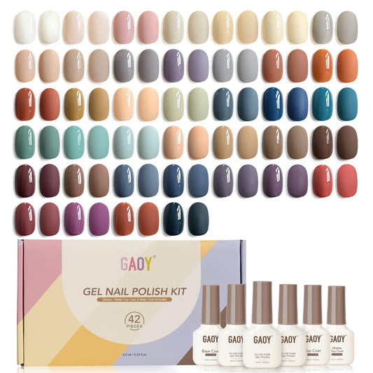 GAOY full kit laid out showing 39 colors and coats for versatile looks