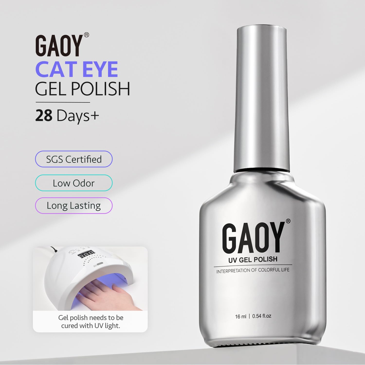 GAOY label and ingredient text detail showing compliance and lower odor benefit