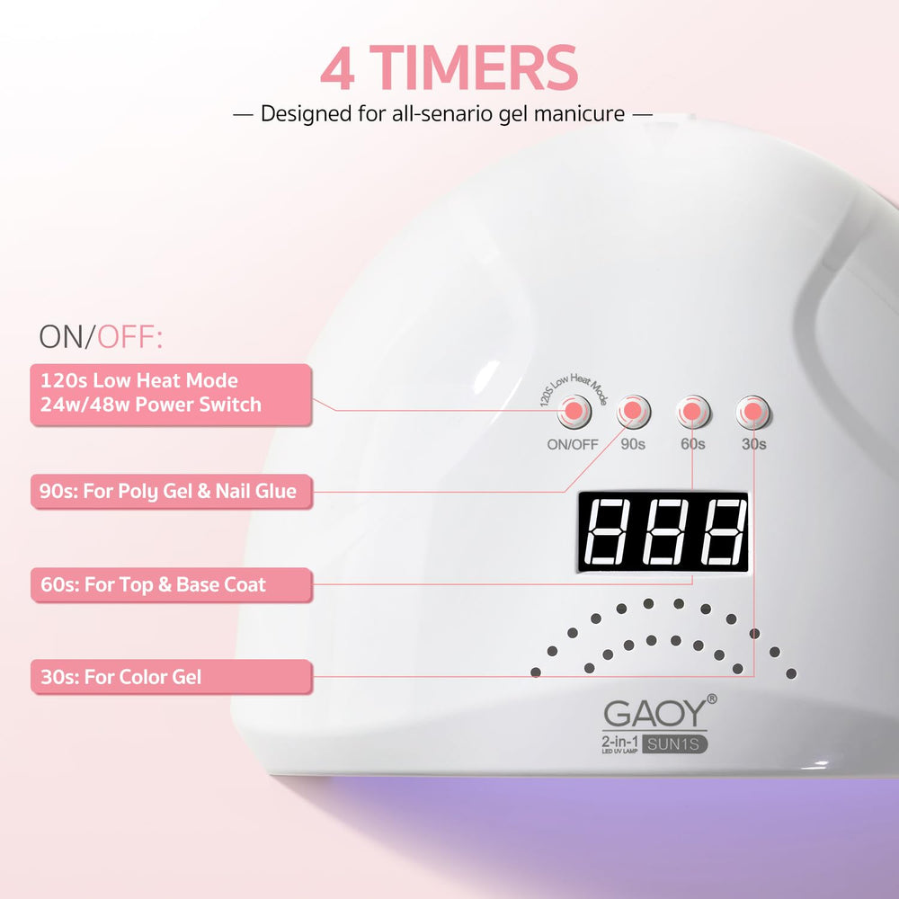 GAOY close-up of LCD display and buttons, clear timer visibility for precision