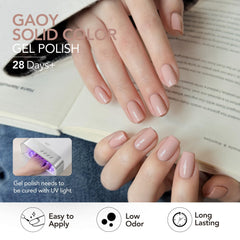 GAOY set on a cozy desk with nail tools for DIY nail art convenience