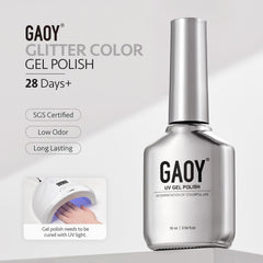 GAOY lifestyle desk manicure scene showing easy at-home professional-looking results