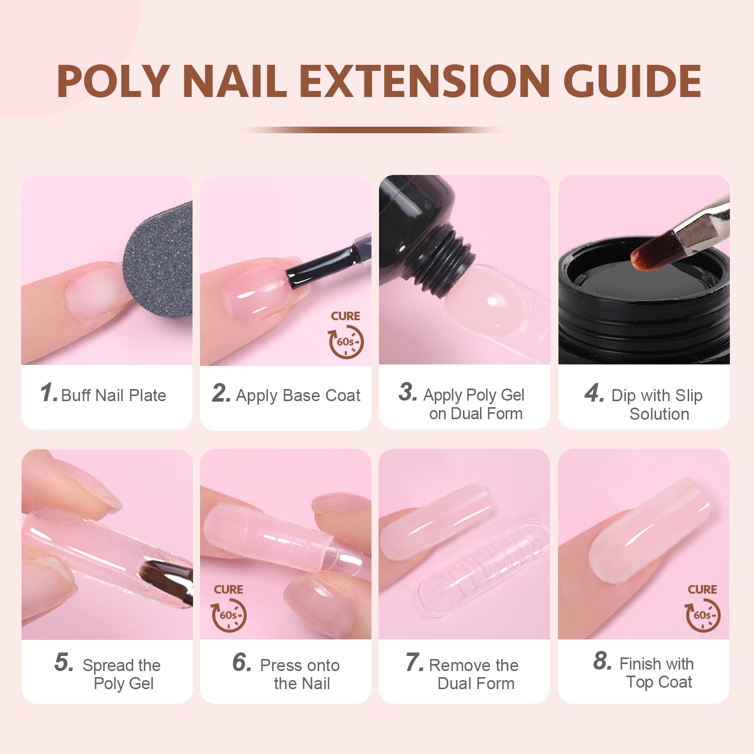 GAOY lifestyle desk setup with tools and cured nails showing at-home salon results benefit