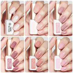 GAOY flatlay bridal setting showcasing neutral shades for elegant nails