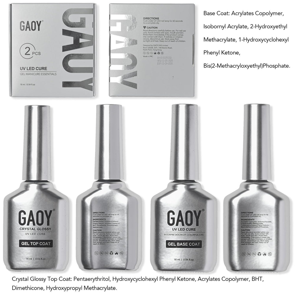 GAOY manicure in a home setting showing salon-quality glossy finish and low odor benefit