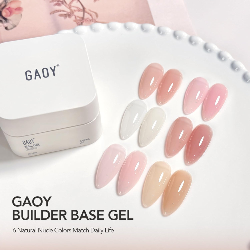 GAOY tawny peach manicure in lifestyle setting conveying polished results