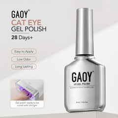 GAOY finished manicure lifestyle shot highlighting glossy wearable look