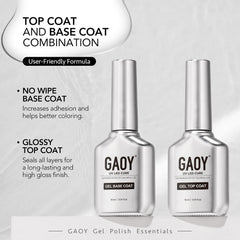 GAOY set on a manicure station with tools to highlight professional results