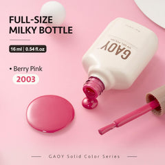 GAOY finished manicure on table in lifestyle scene showing salon-quality results at home benefit