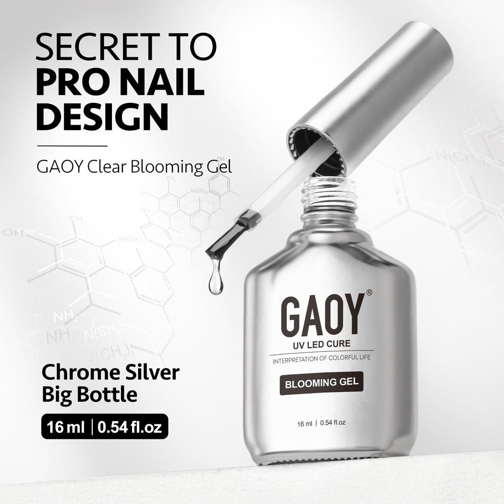 GAOY finished manicure lifestyle photo showing watercolor nails, salon-quality appearance
