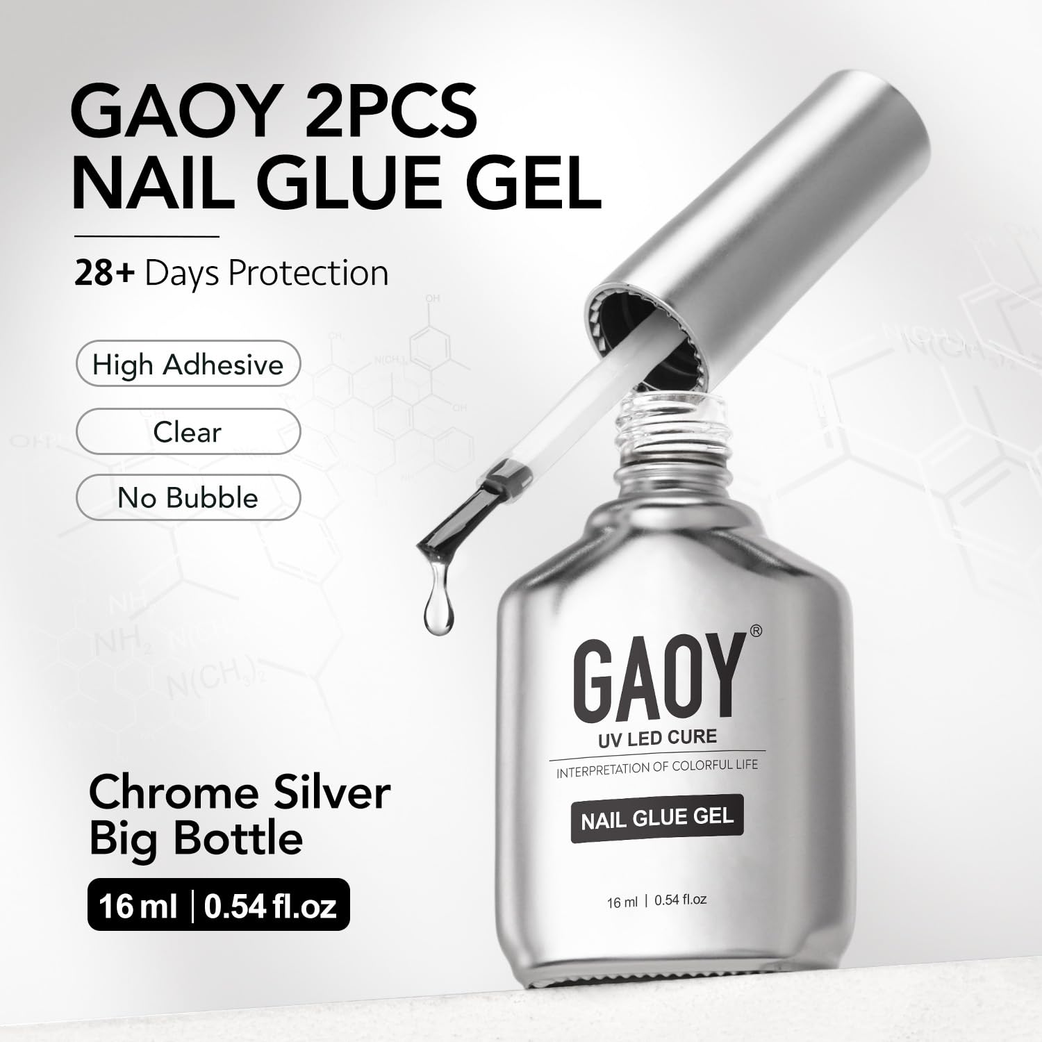 GAOY cured press-ons on hands showing durable salon-like finish