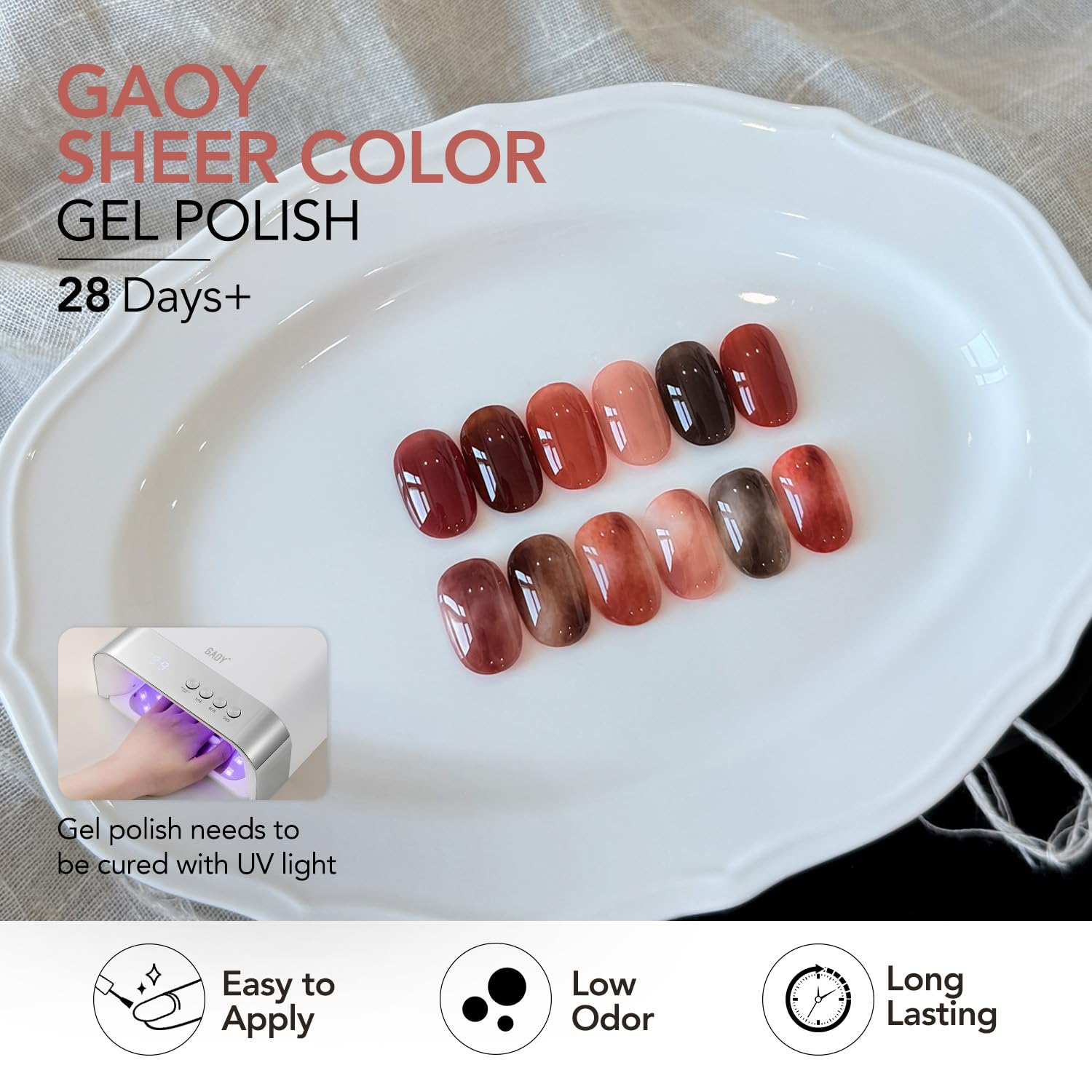 GAOY lifestyle soft ombre manicure displayed for daily-wear elegance benefit
