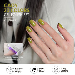 GAOY kit styled on a tabletop for gifting and at-home salon appeal