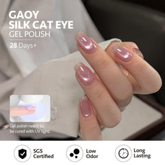 GAOY lifestyle shot of woman wearing nails showing elegant wearable sparkle benefit