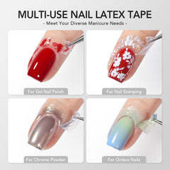GAOY peel-off latex being removed to show quick cleanup advantage