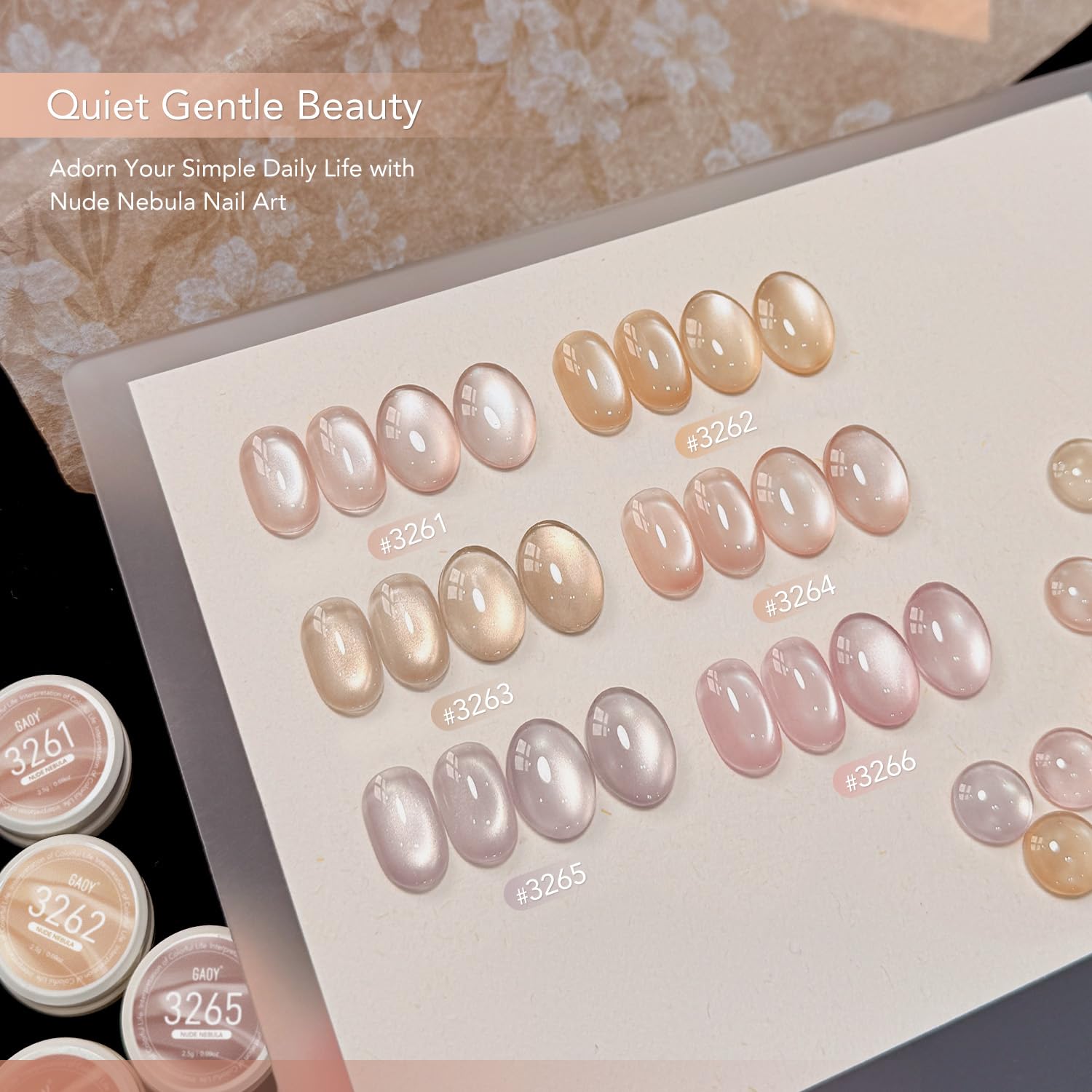 GAOY magnet held over uncured gel creating cat eye stripe for precision