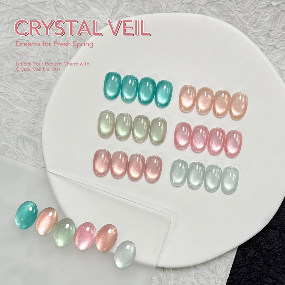 GAOY magnet held above wet gel demonstrating cat eye stripe formation benefit