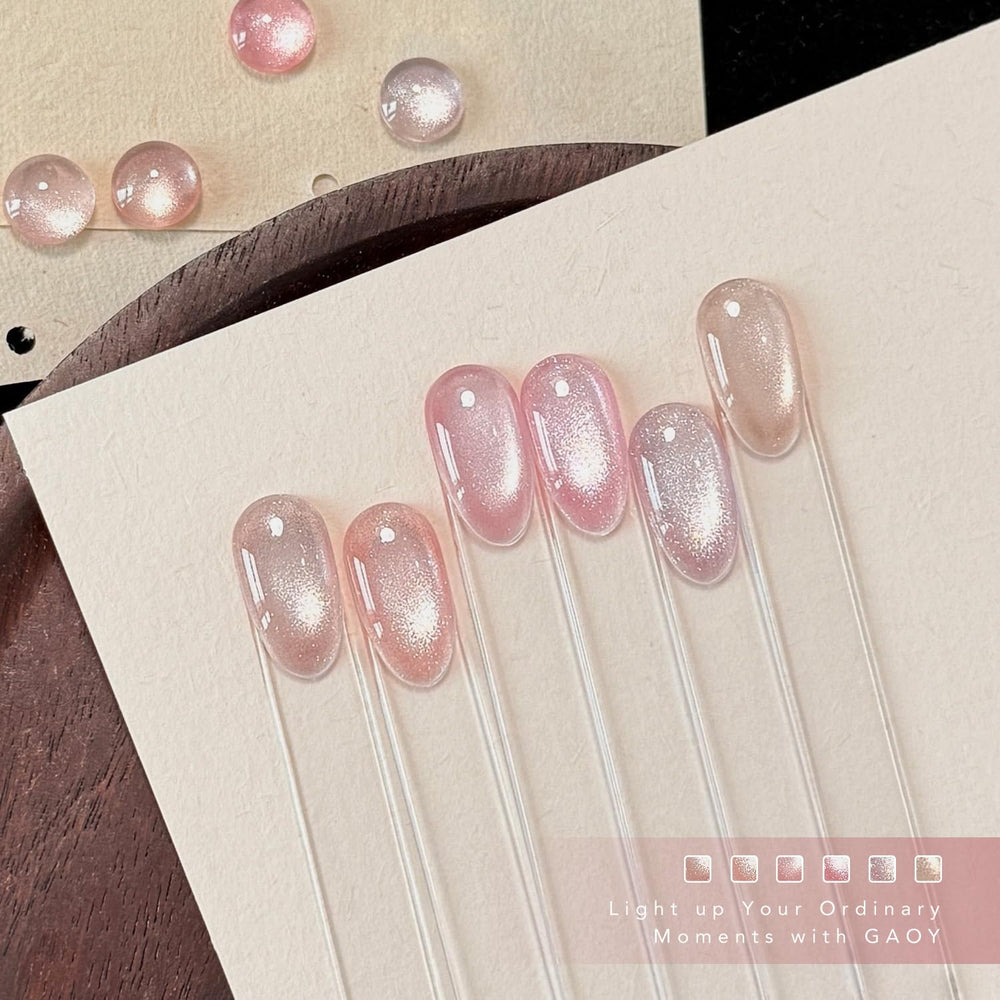 GAOY magnet positioned above wet gel demonstrating how to create cat-eye benefits