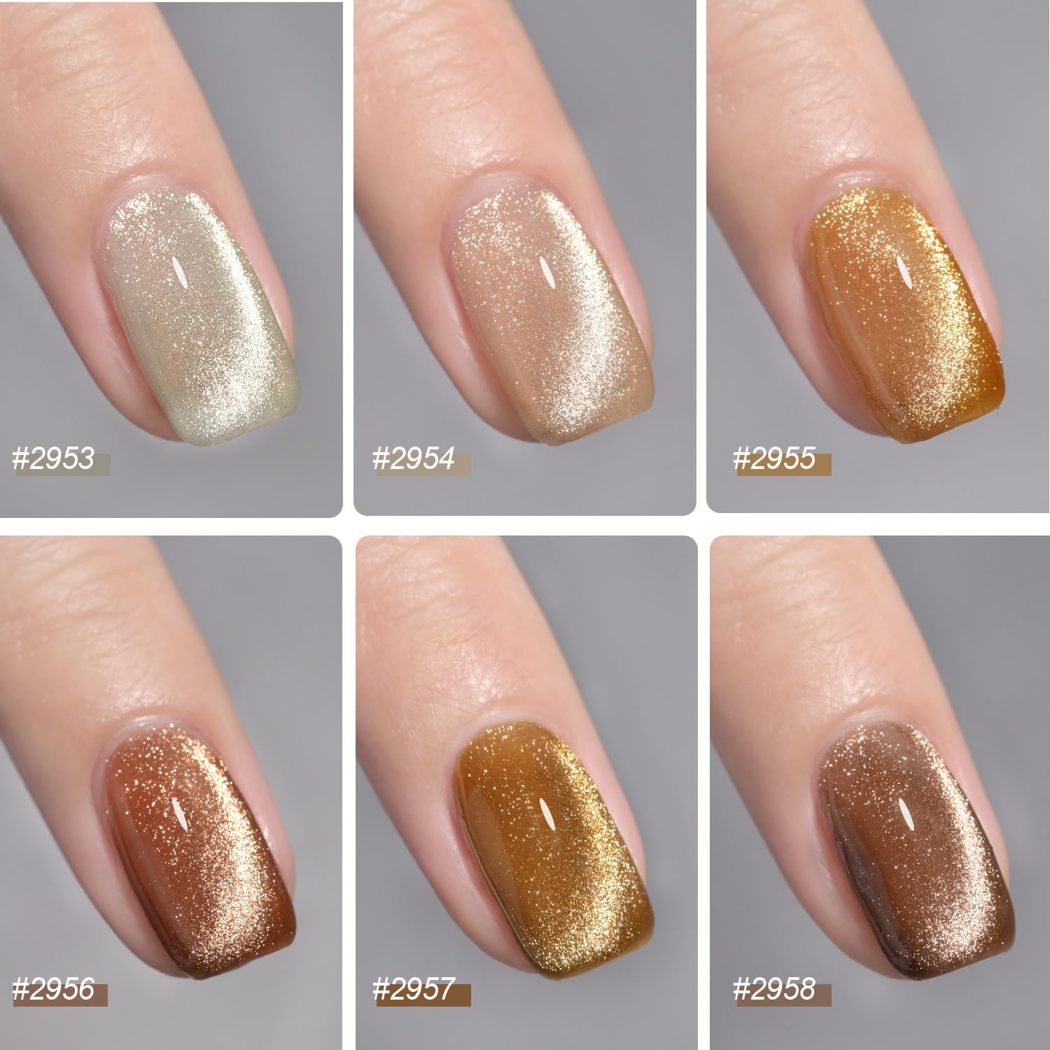 GAOY magnet held over uncured gel creating cat-eye stripe for precise design control