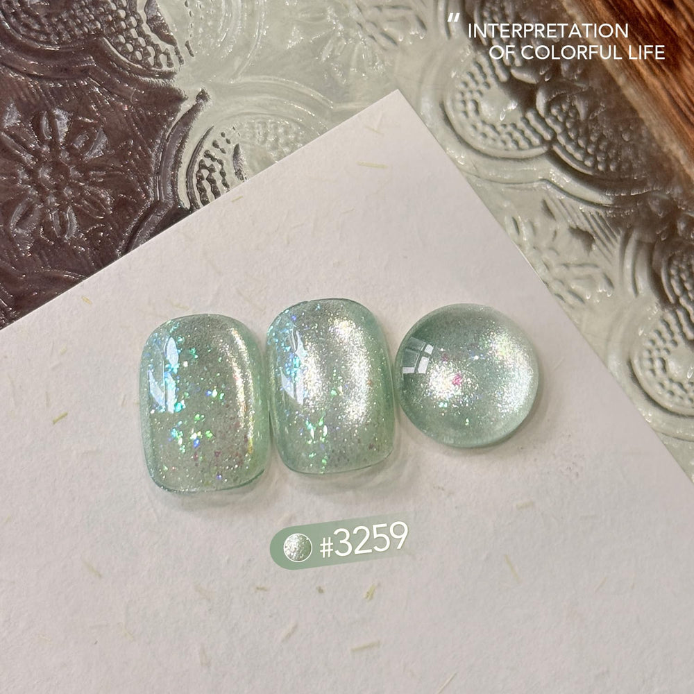 GAOY magnet held above nail creating cat eye stripe for precise nail art control