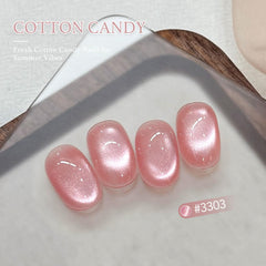 GAOY magnet held over wet nail, creating cat-eye shimmer for dramatic designs