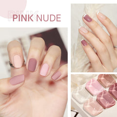 GAOY manicure in use in salon demonstrating cured glossy durability