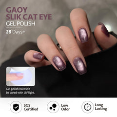GAOY manicure in use demonstrating DIY at-home application and salon-style finish