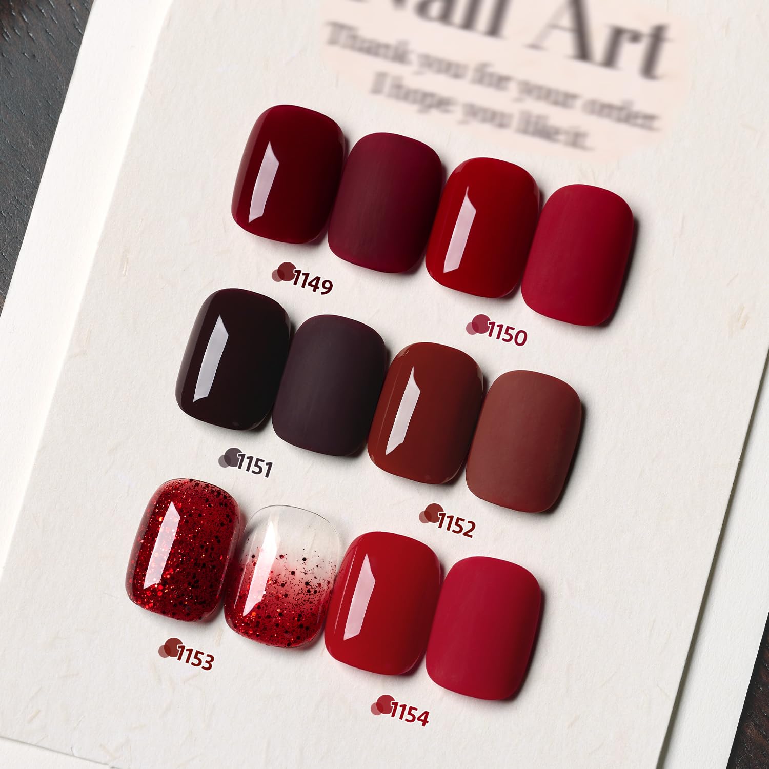 GAOY matte and gloss top coat comparison showing finish options and styling versatility
