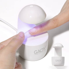 GAOY mini front view showing eggshell finish and single touch benefit