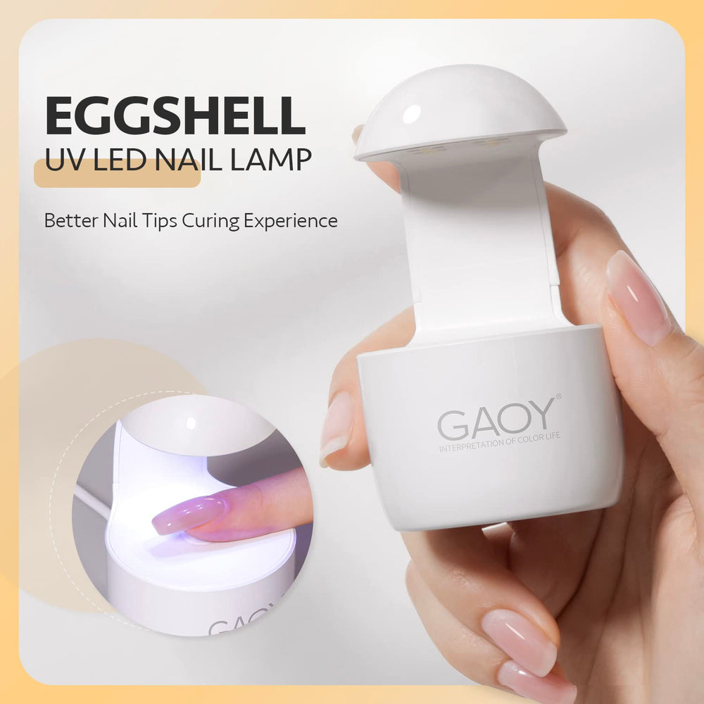 GAOY close-up of four LED lights delivering even, fast curing