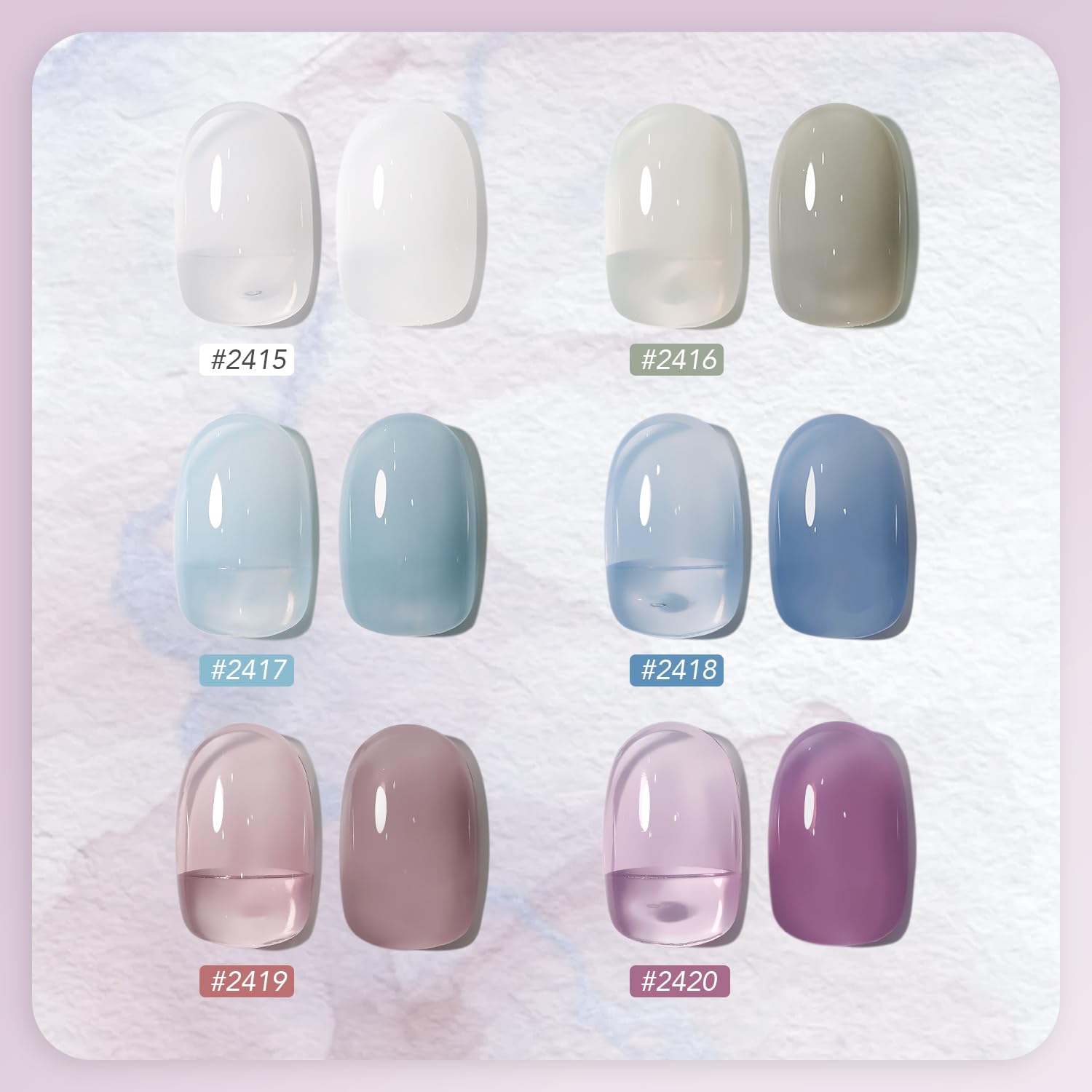 GAOY bottle label closeup highlighting shade name and precise application benefit