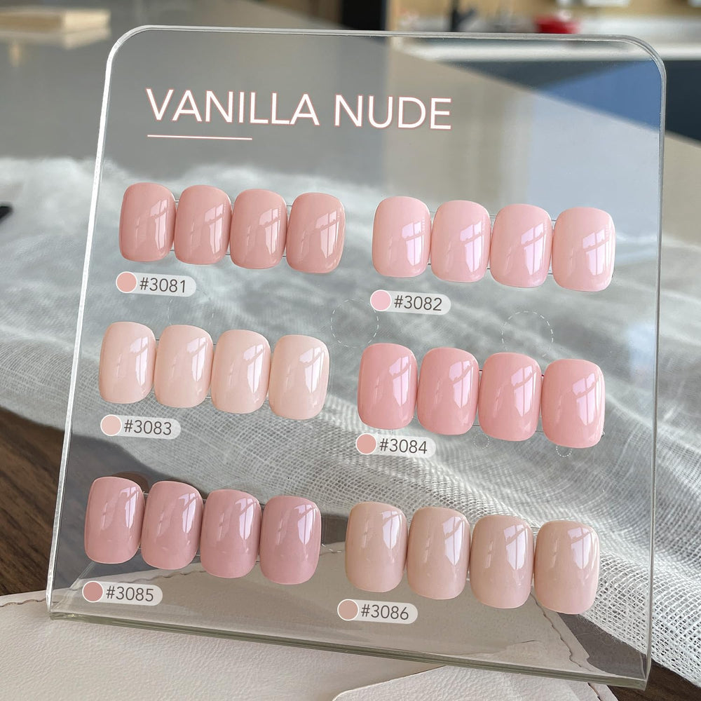 GAOY nail gel bottles closed with readable labels ensuring easy color identification and pro convenience