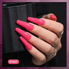 GAOY polish applied on hands showing vibrant color and salon finish