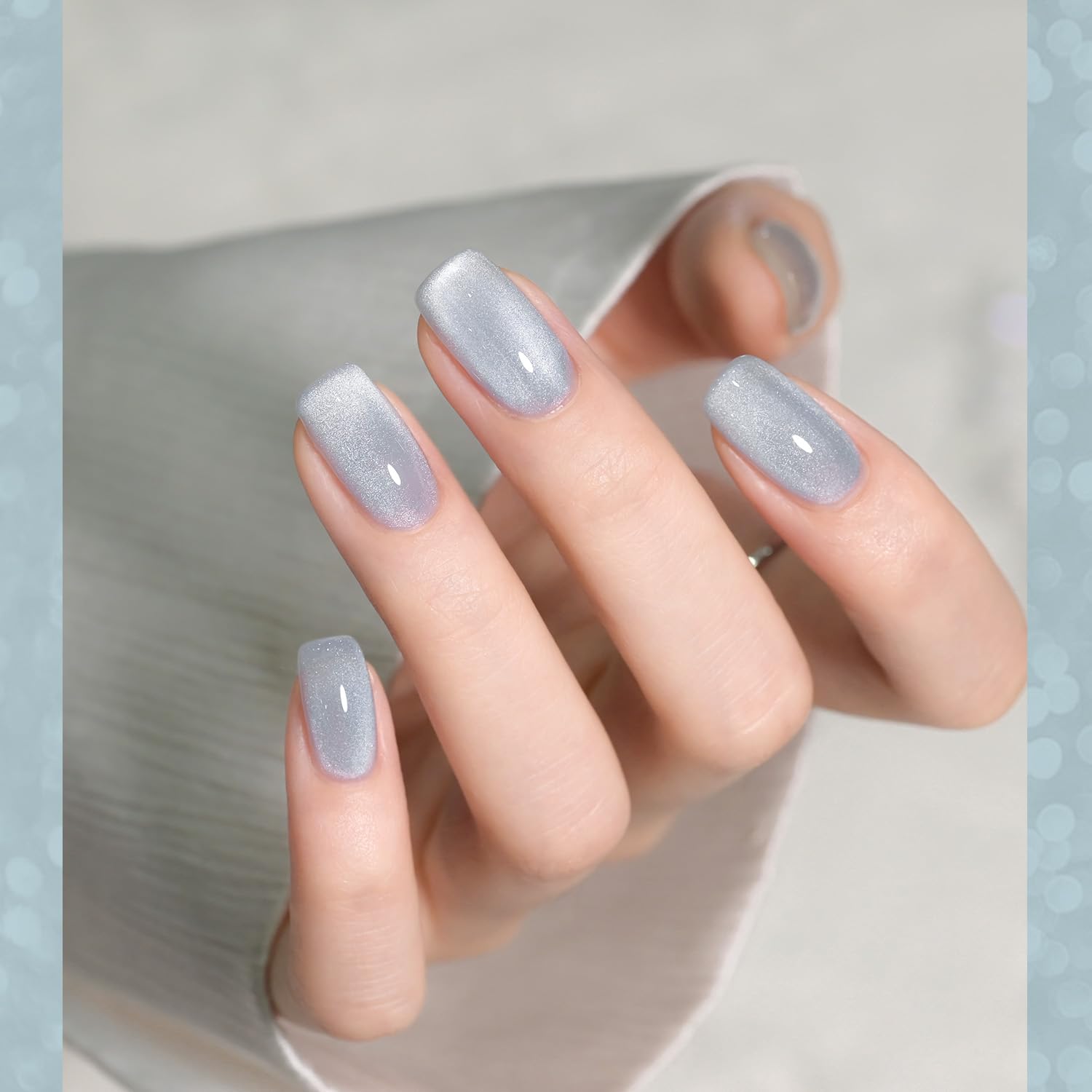 GAOY bottle beside a coin showing 16ml scale for multiple manicure uses