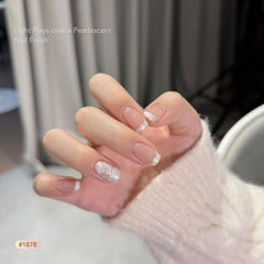 GAOY nails in use with mermaid gradient displaying iridescent thread effect and salon-quality finish benefit